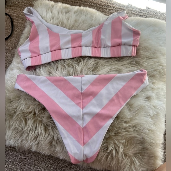 Pink & white - bikini size M - Picture 2 of 4